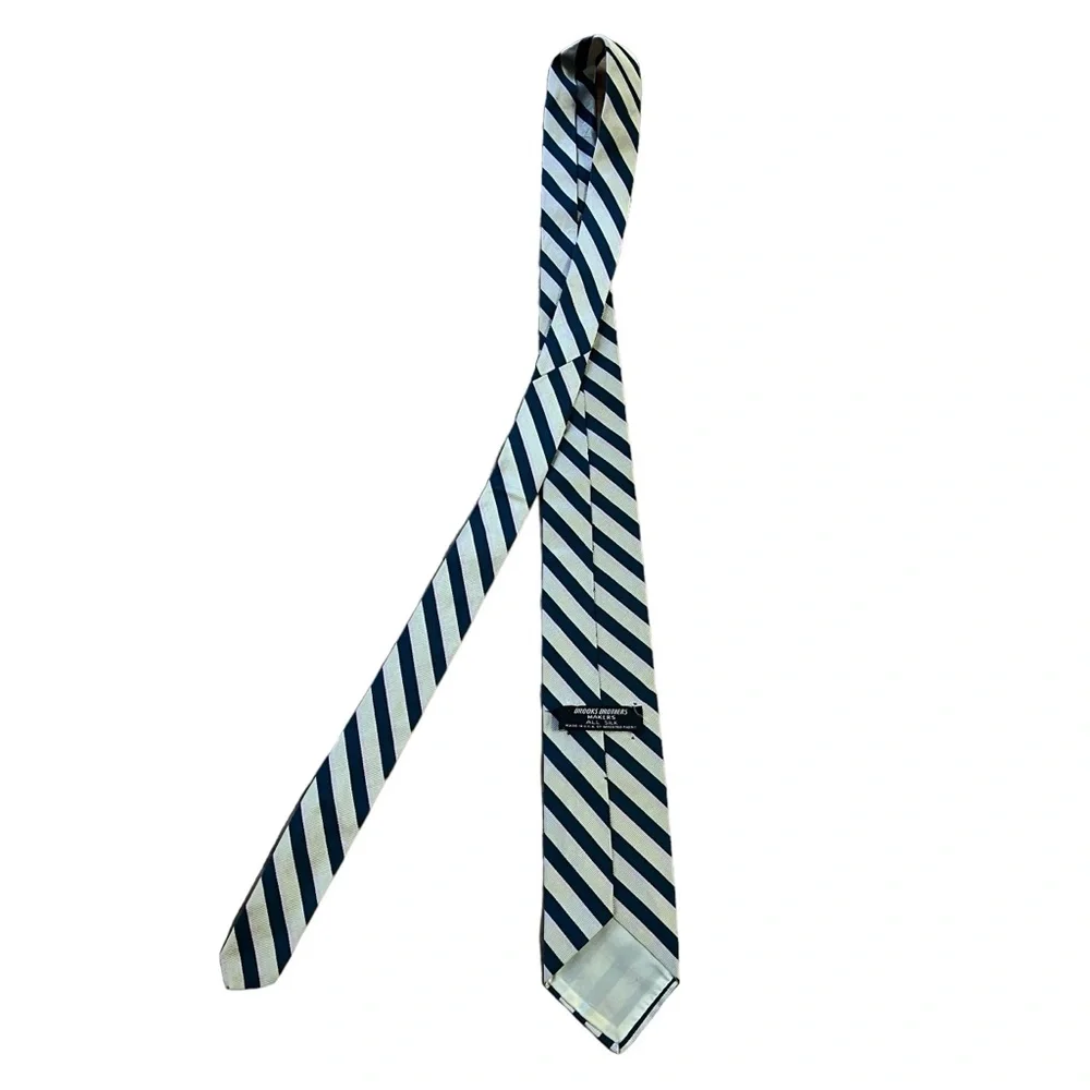Brooks Brothers‎ #1 Rep Tie Men’s Navy Pink Cream Vintage